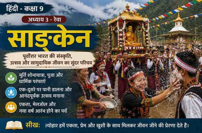 साङकेन Class 9 Summary | Hindi Chapter 3 Reva