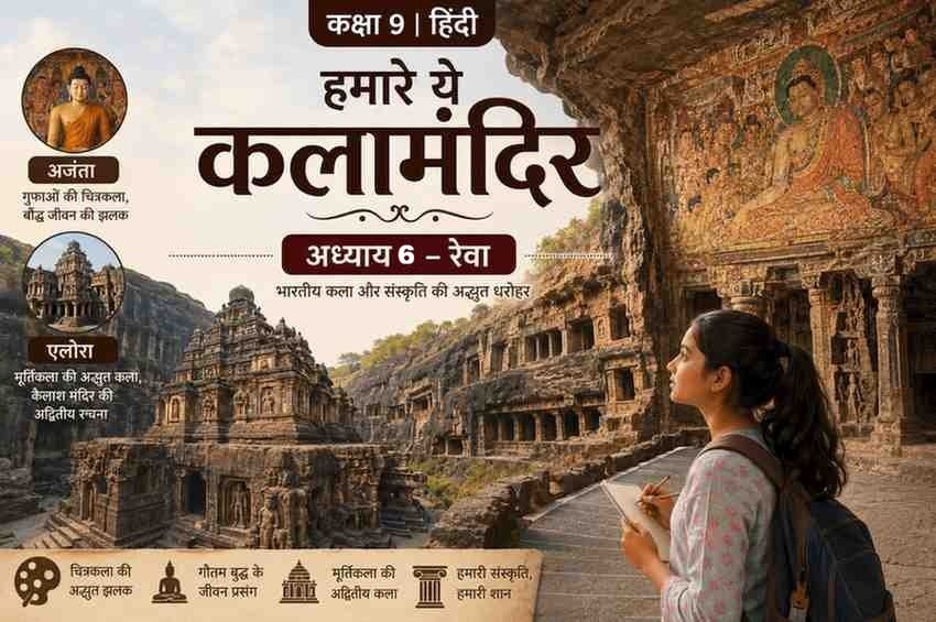 हमारे ये कलामंदिर Class 9 Summary Hindi Chapter 6 Reva हमारे ये कलामंदिर Class 9 Summary Hindi Chapter 6 Reva