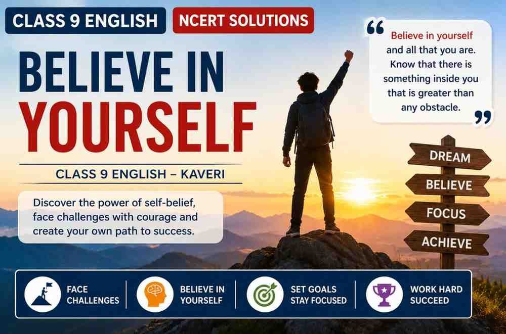 Believe in Yourself Class 9 NCERT Solutions