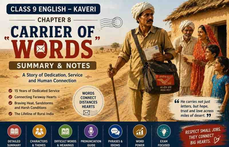 Carrier of Words Class 9 Summary Carrier of Words Class 9 Summary