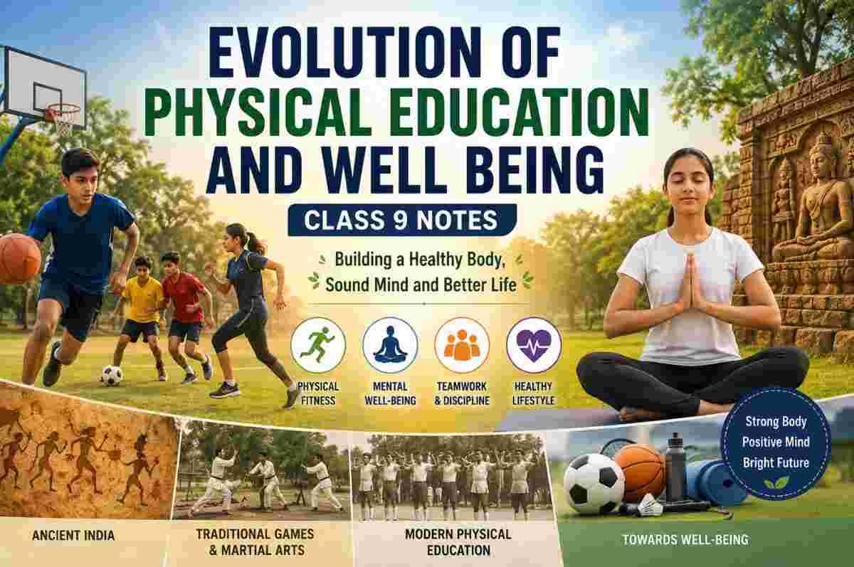 Evolution of Physical Education and Well Being Class 9 Notes