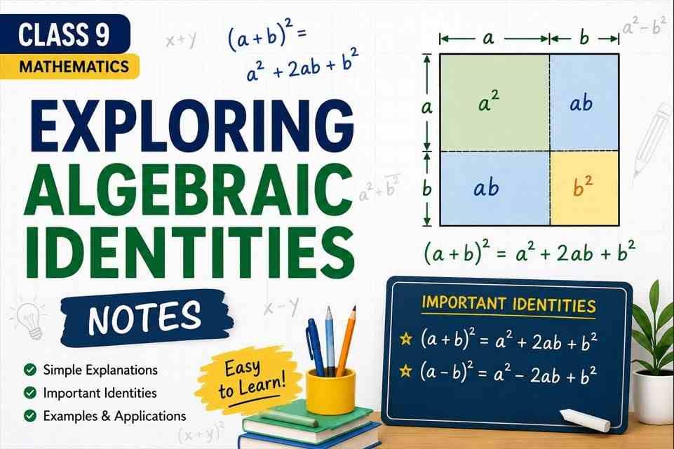 Exploring Algebraic Identities Class 9 Notes