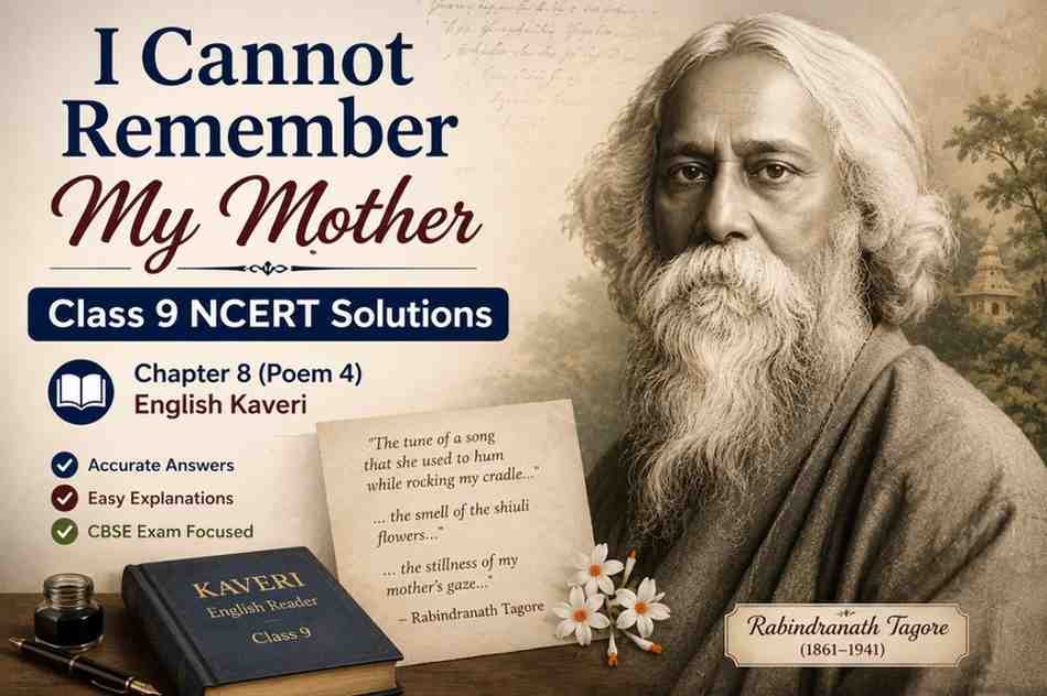 I Cannot Remember My Mother Class 9 NCERT Solutions