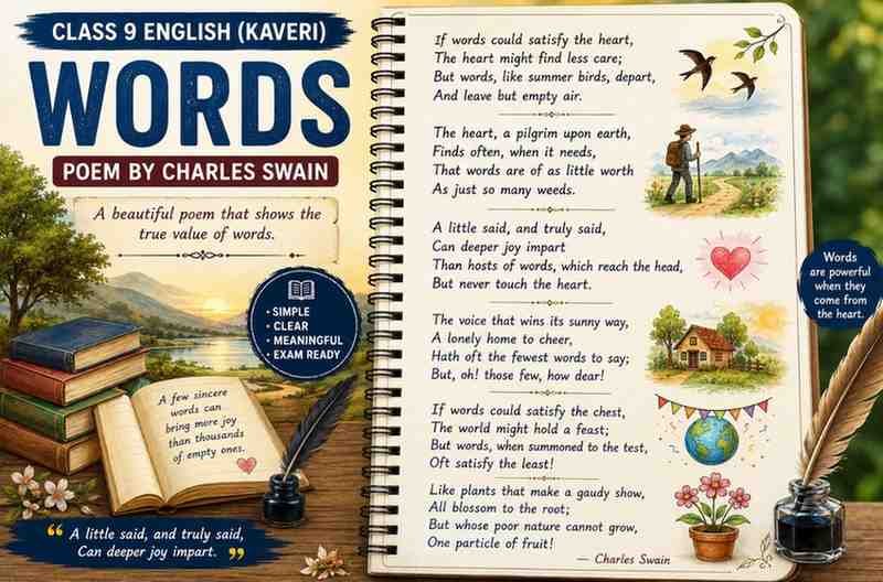 Words Class 9 NCERT Solutions