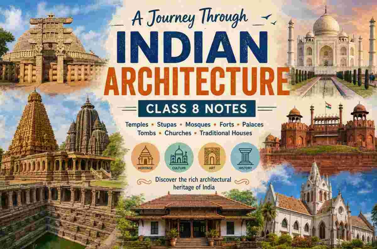 A Journey Through Indian Architecture Class 8 Notes