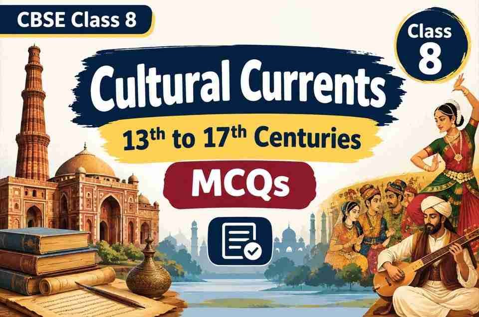 Cultural Currents 13th to 17th Centuries Class 8 MCQs