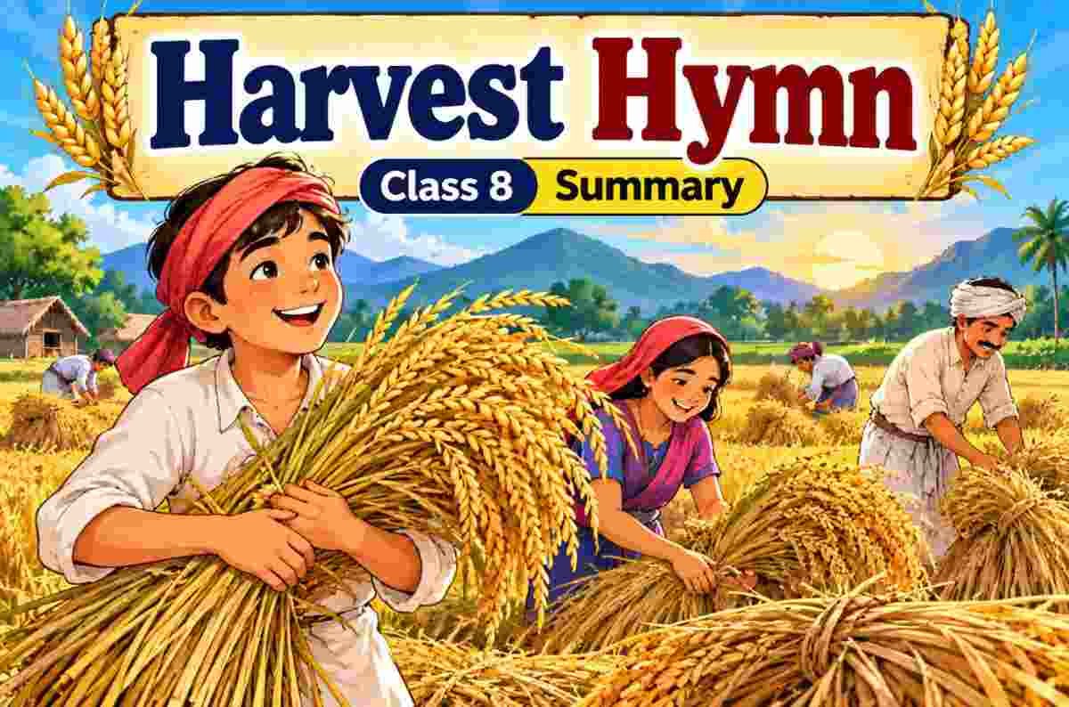 Harvest Hymn Class 8 Summary