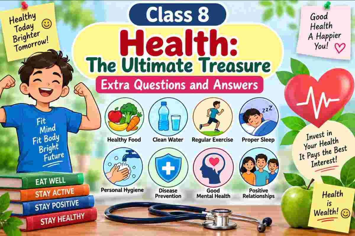 Health The Ultimate Treasure Class 8 Extra Questions and Answers