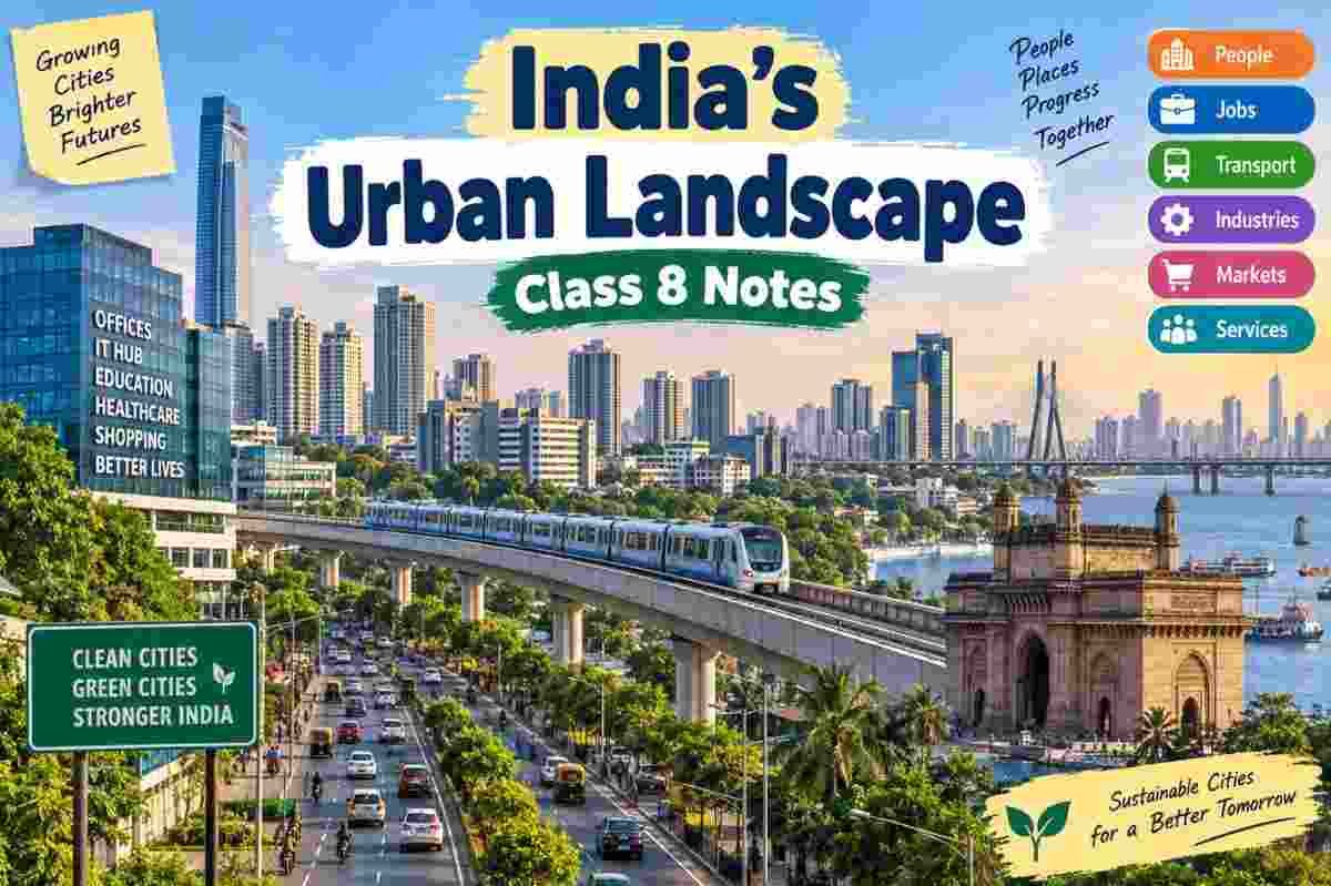 India's Urban Landscape Class 8 Notes