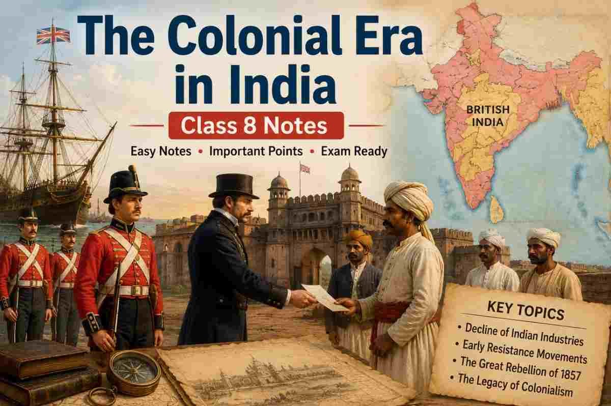 The Colonial Era in India Class 8 Notes