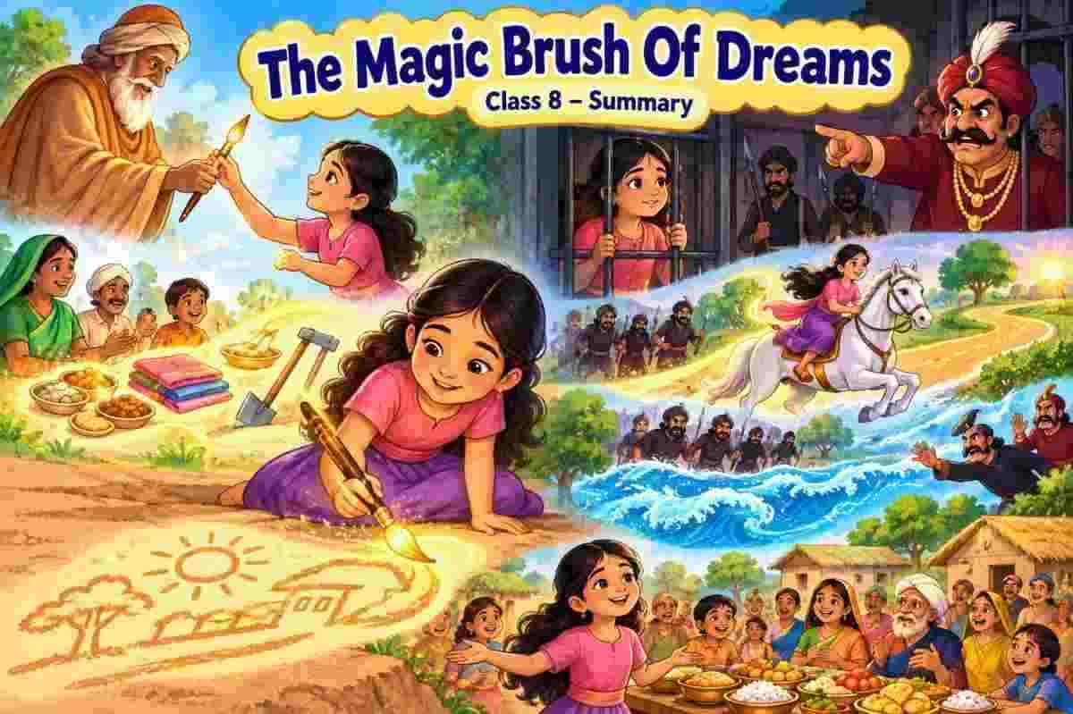 The Magic Brush Of Dreams Class 8 Summary 1