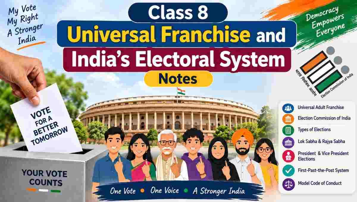 Universal Franchise and India's Electoral System Class 8 Notes