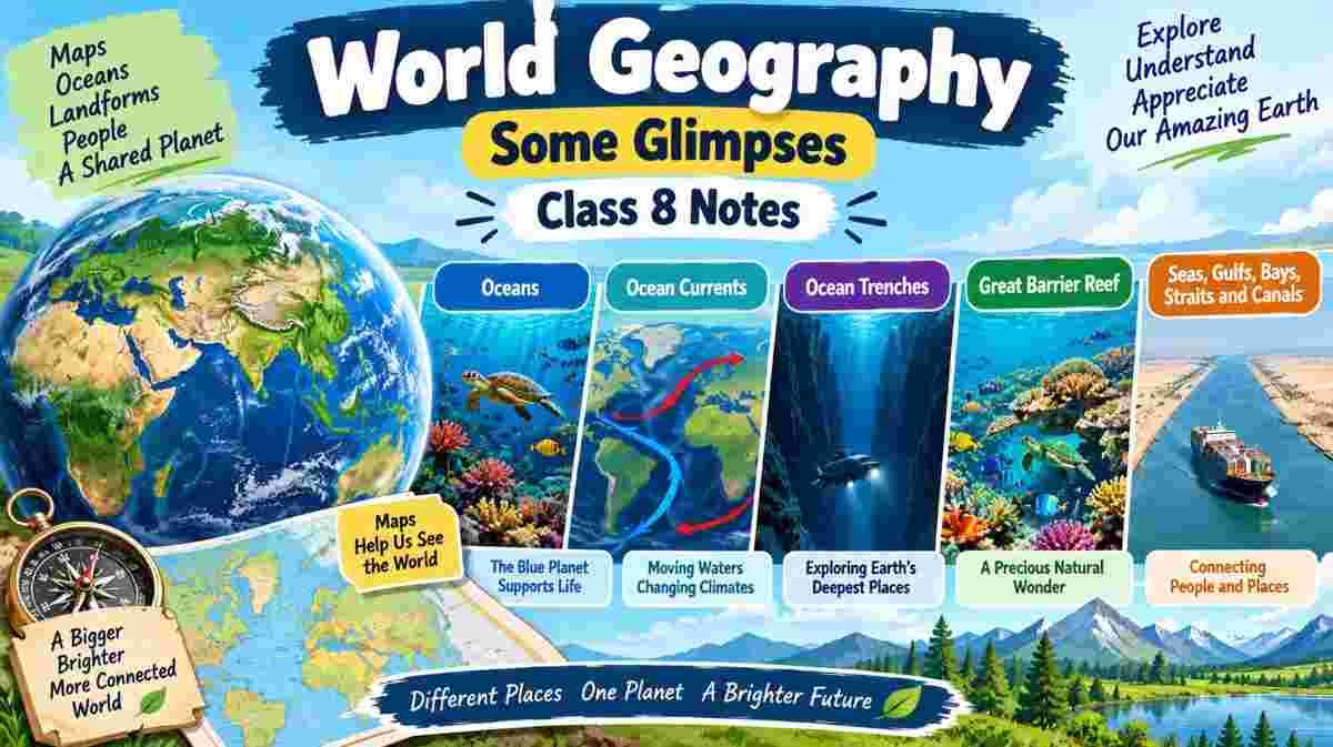 World Geography Some Glimpses Class 8 Notes