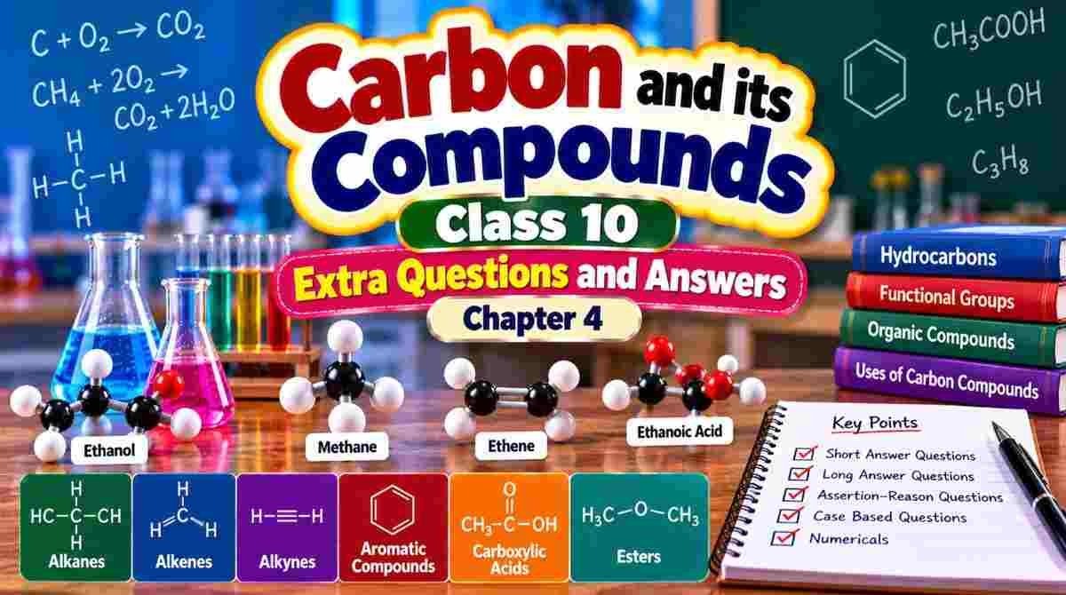carbon and its compounds class 10 extra questions and answers