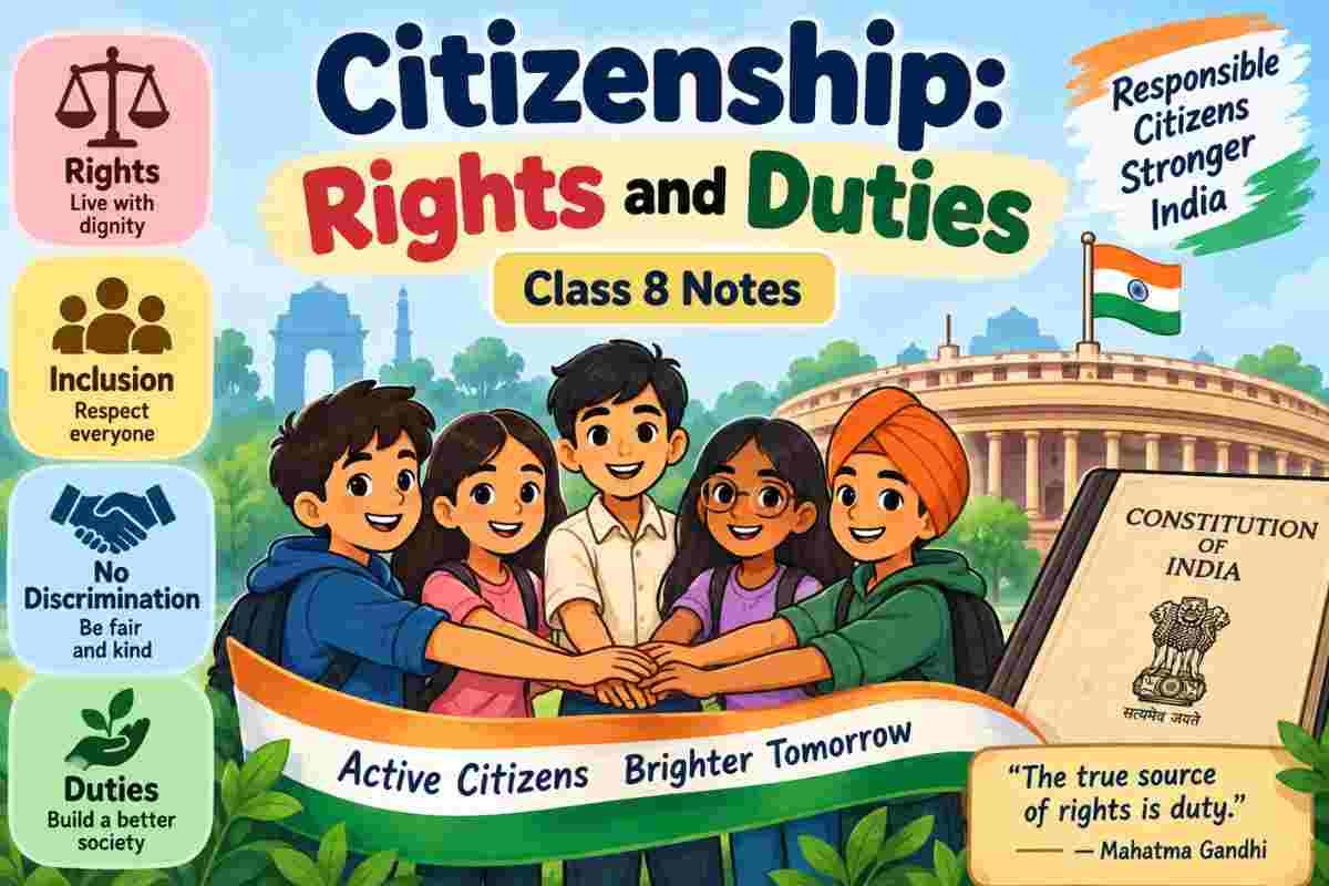 citizenship rights and duties class 8 notes