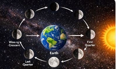 Keeping Time with the Skies Class 8 MCQ fig 5 4