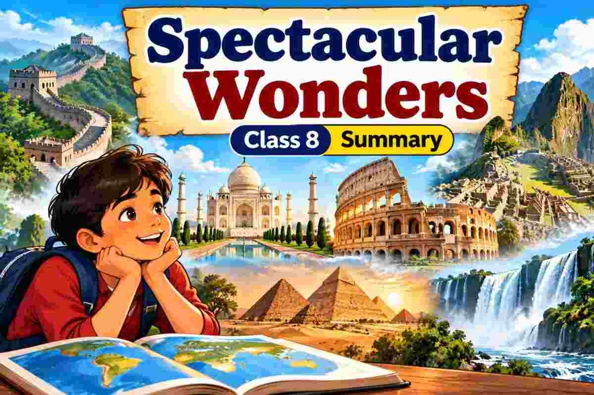 spectacular wonders class 8 summary