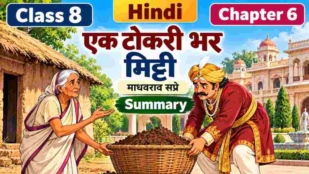 एक टोकरी भर मिट्टी Class 8 Summary Hindi Chapter 6