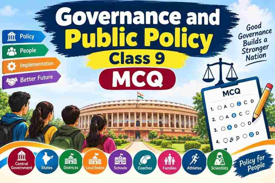 Governance and Public Policy Class 9 MCQ
