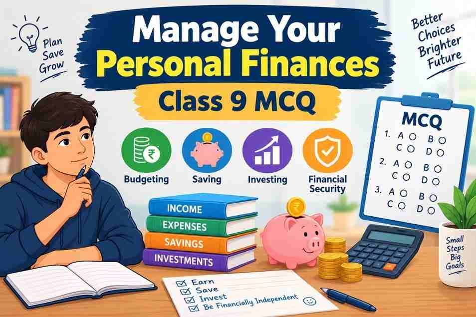 Manage Your Personal Finances Class 9 MCQ Manage Your Personal Finances Class 9 MCQ