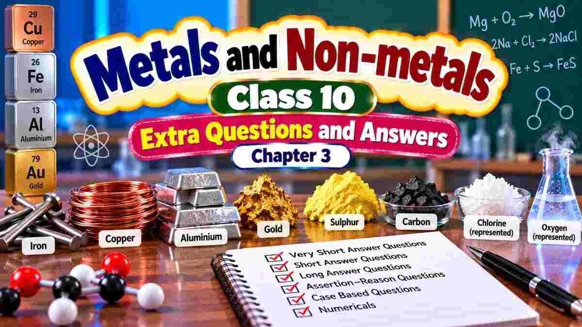 Metals and Non Metals Class 10 Extra Questions and Answers