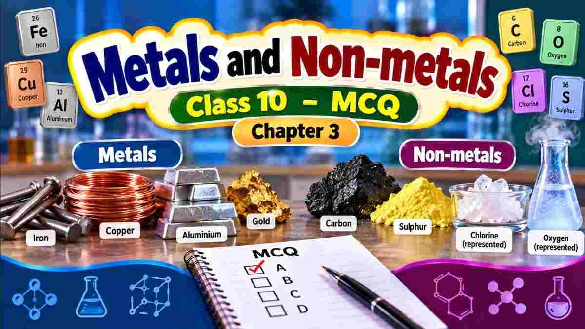 Metals and Non Metals Class 10 MCQ
