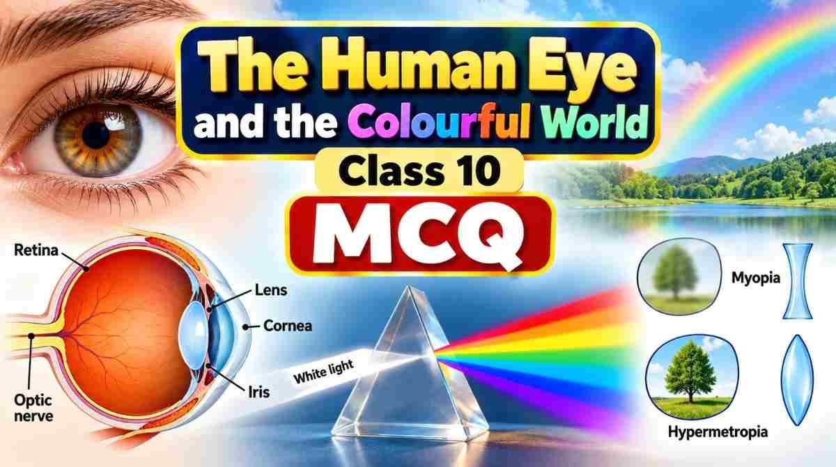 The Human Eye and the Colourful World Class 10 MCQ