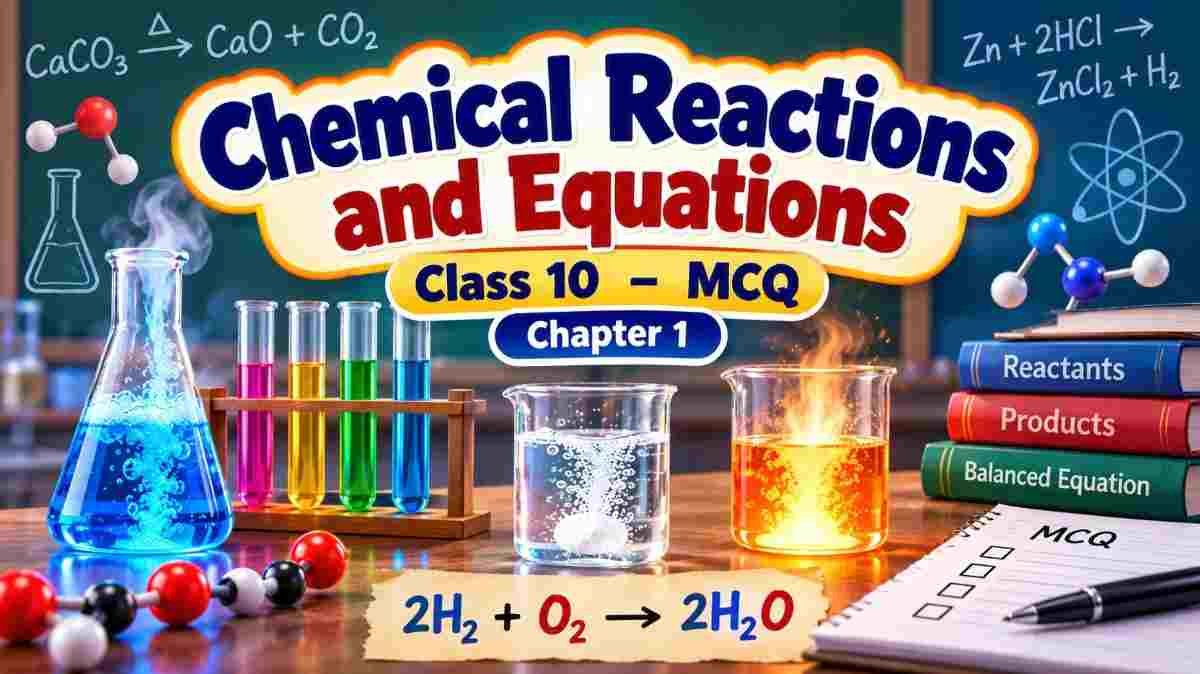 Chemical Reactions and Equations Class 10 MCQ